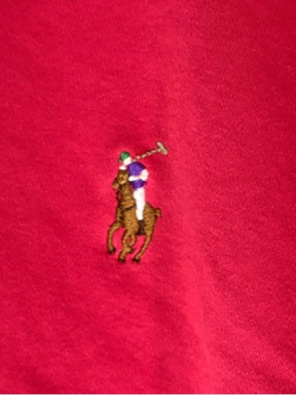 Polo by Ralph Lauren Red Short-Sleeve Classic Polo color pony, big and tall size